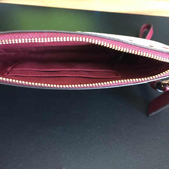 COACH-Small Wristlet BEECHWOOD FLORAL BUNDLE - Picture 7 of 8